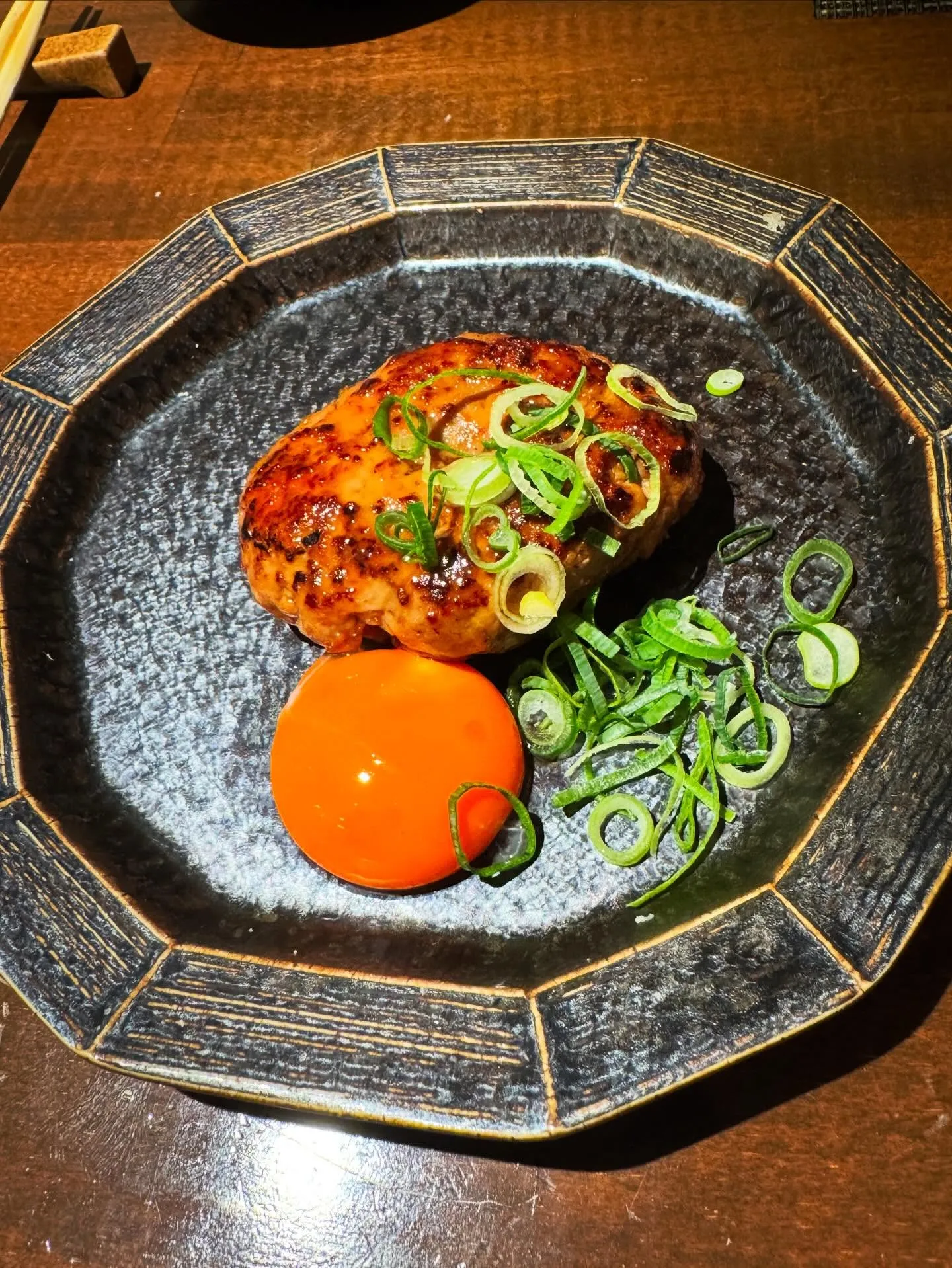 京鴨の月見つくね！！